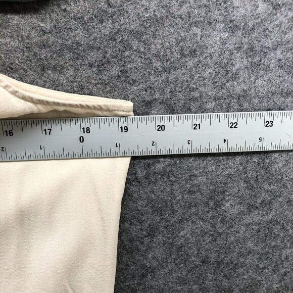 Theory Terabi Silk Halter Top Womens P (SP) Beige Drape Sleeveless Tunic Cami - Picture 8 of 11